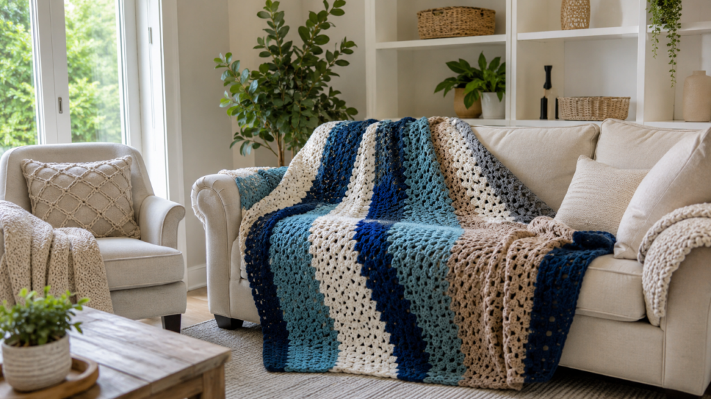 crochet blanket yarn for the crowd