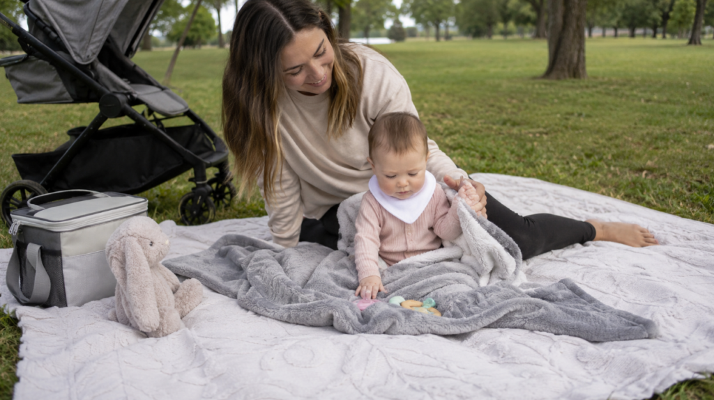 Push baby blankets for people