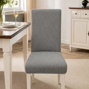 New Arrival Chair Cover Set Striped Solid Color...