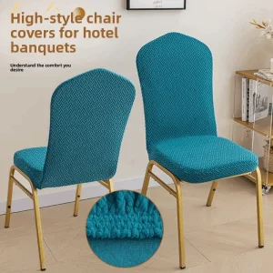 BOQIAN 3D Jacquard Velvet Shell Chair Cover: Pr...