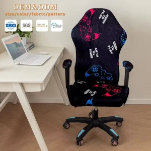 Wholesale Custom Velvet Printed Gaming Chair Co...