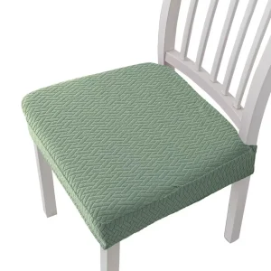Wholesale Jacquard Chair Cushion Cover Solid Co...